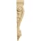 Ekena Millwork 7"W x 4"D x 20"H Large Farmingdale Acanthus Pilaster Corbel, Alder COR07X03X20FRAL - alternate 4
